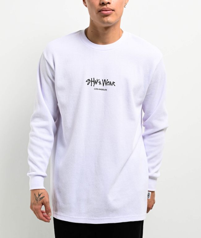 【AAKE】HEART LONG SLEEVE T SAD BOYZ by Junior H X Lost Hills Hearts White Long Sleeve T