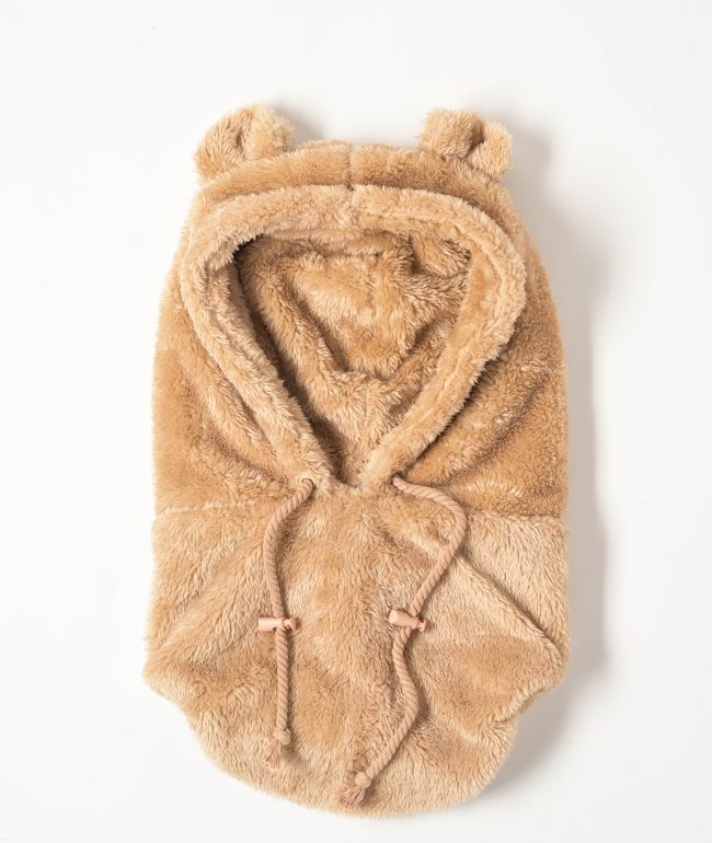 A.LAB Honey Bear Brown Sherpa Beanie | Zumiez