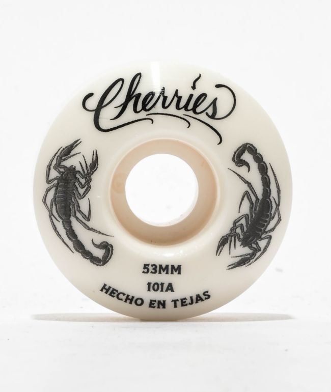 Cherries Wheels Scorpions 53mm 101a Skateboard Wheels - Cherries
