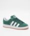 adidas Kids Campus 00s in Dark Green, White