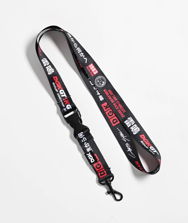 DGK Sakura Black Lanyard - DGK