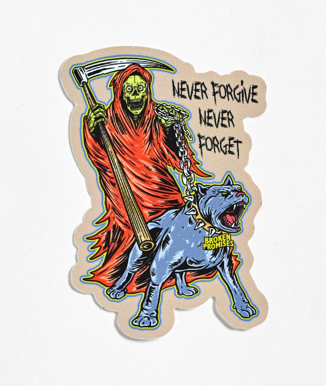 Broken Promises Worst In Me Sticker - Broken Promises