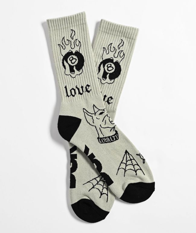 DGK Flash Tan Crew Socks - DGK