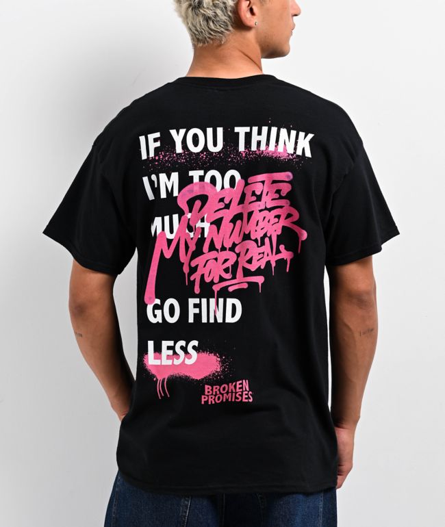 AND1 Missing Game Washed Black T-Shirt