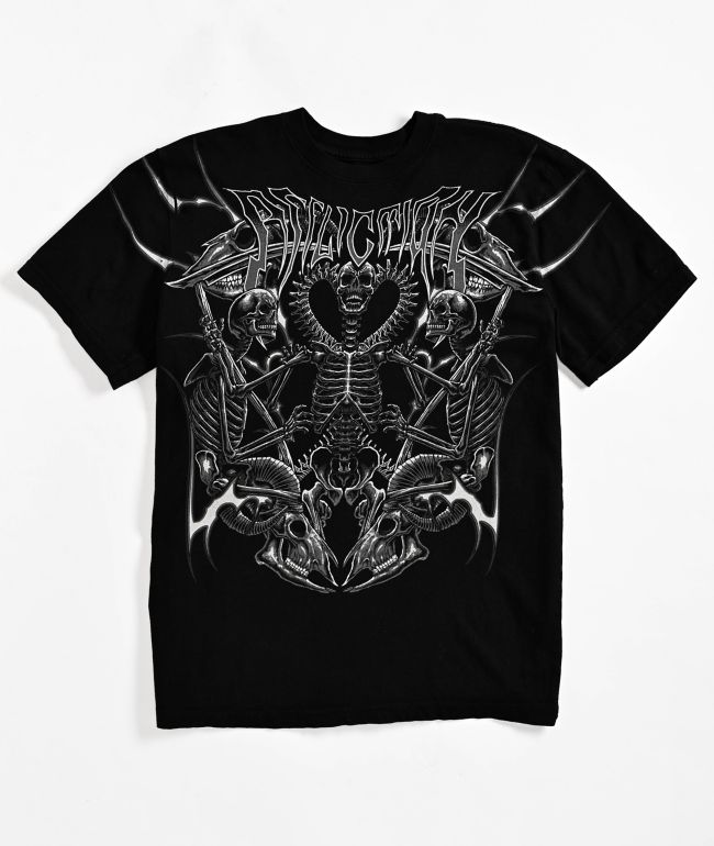 Affliction Kids Imperial Beast Black T-Shirt - Affliction