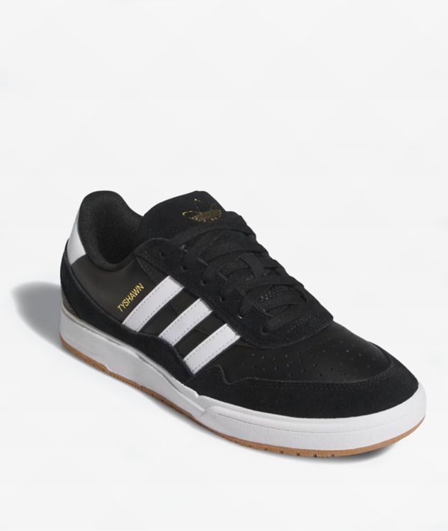 adidas Tyshawn II Crystal White & Core Black Skate Shoes