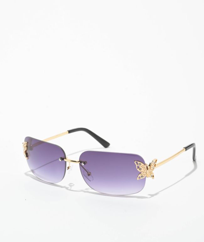 Butterfly Black Sunglasses - I SEA