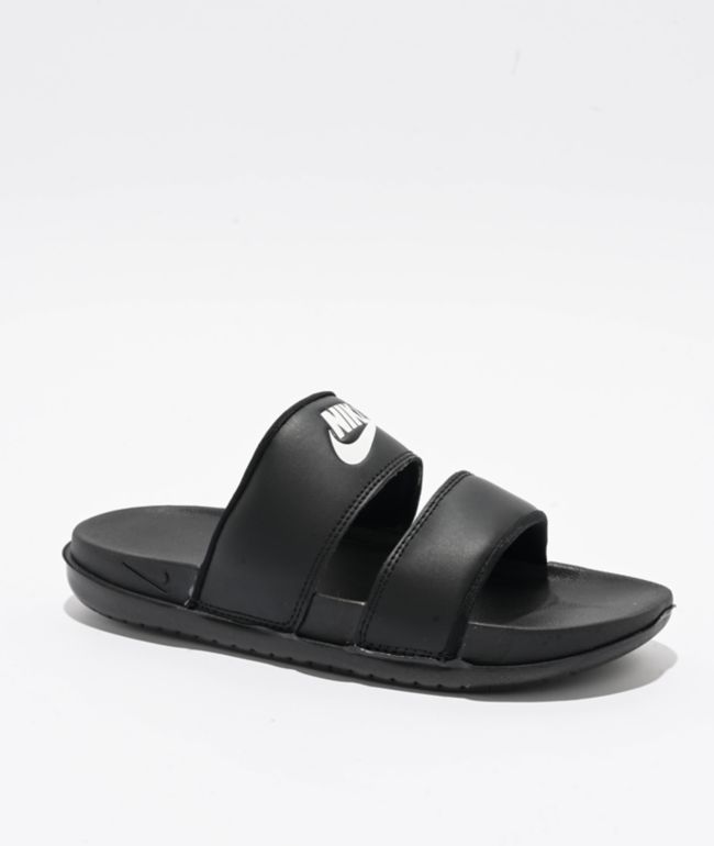 ◆Nike◆ Offcourt Adjust Slide W Black White DV1033002 DV103 Nike Offcourt Adjust Black & White Slide Sandals | Zumiez