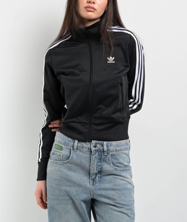 adidas Oversized Black Wide Leg Track Pants