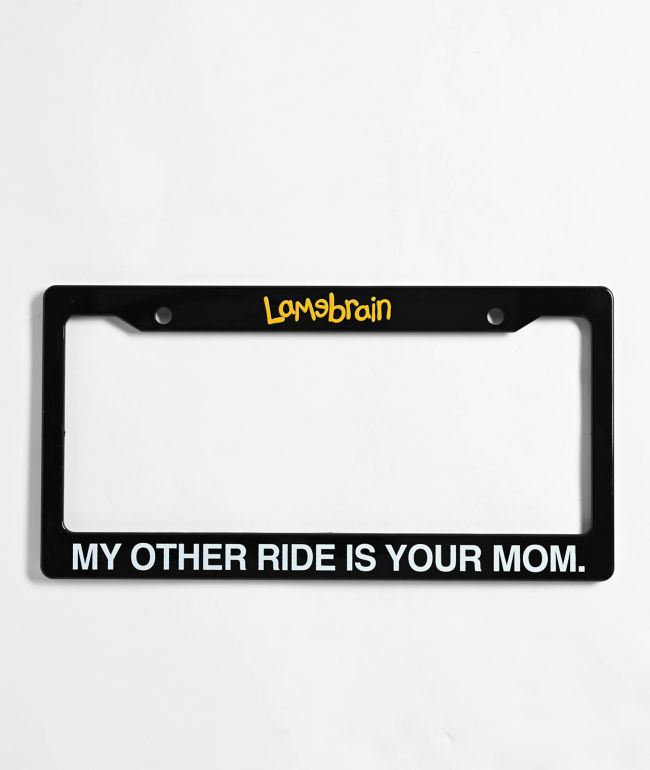 Lamebrain Other Ride License Plate Frame - Lamebrain Skateboards