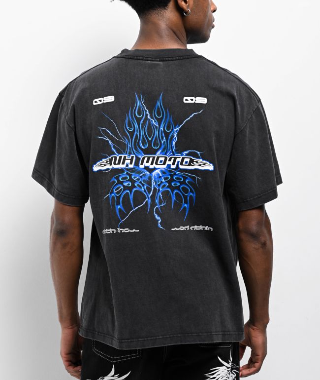 Ninth Hall Streetwear Race Black Wash T-Shirt - Ninth Hall