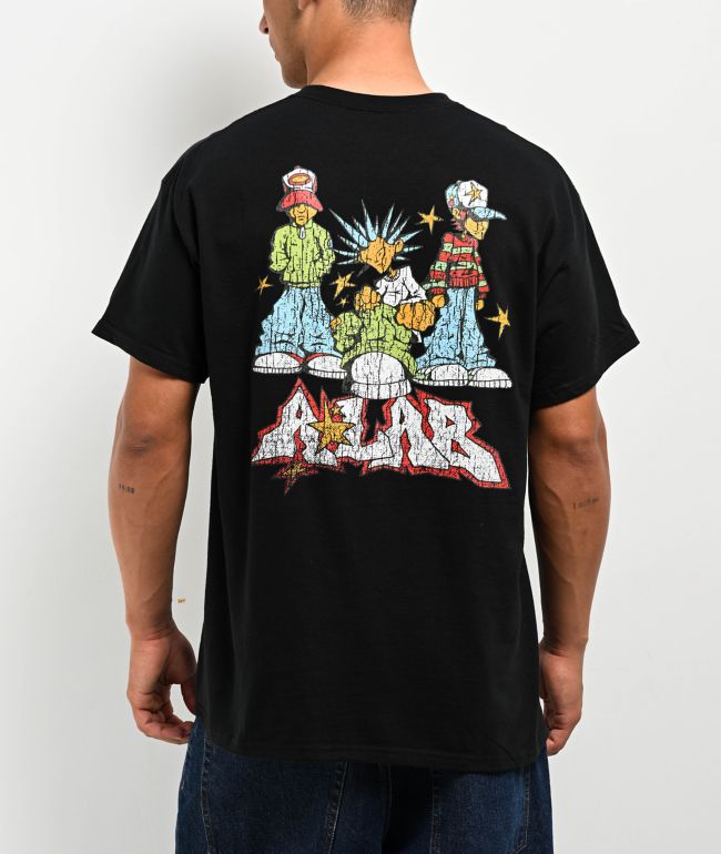 A.LAB Y2K Buddies Black T-Shirt