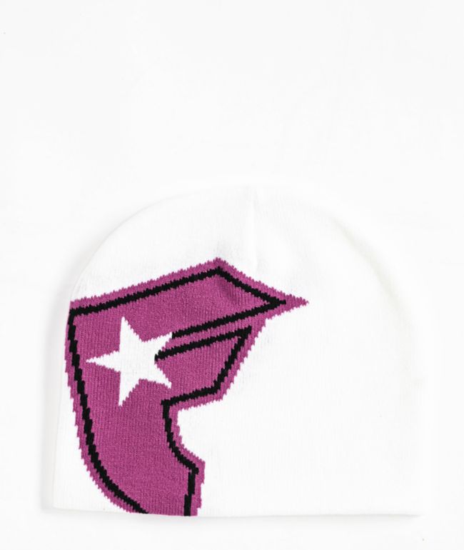 Obey Bold Fence Camo Skully Beanie