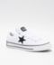 Converse One Star Puffed in White, Black