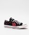 Converse Chuck Taylor All Star Low Top in Black, Red, White
