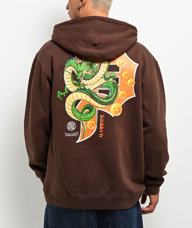 Primitive x Dragon Ball Z Wish Dirty P Brown Hoodie - Primitive