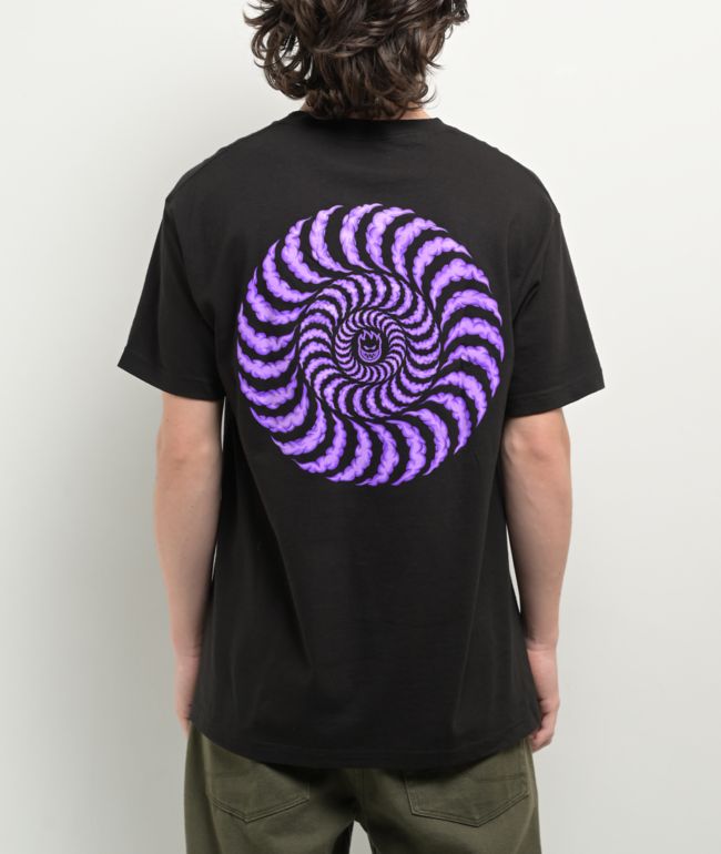 Spitfire Classic Smoke Black T-Shirt - Spitfire
