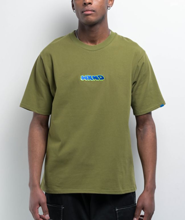 WKND 3D Olive T-Shirt - WKND Skateboards
