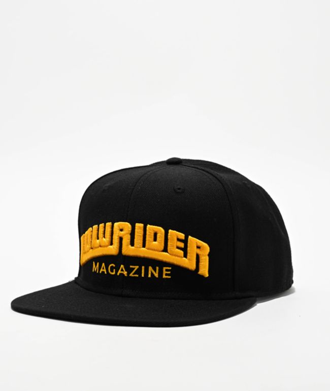 Lowrider Magazine Black Snapback Hat - Lowrider