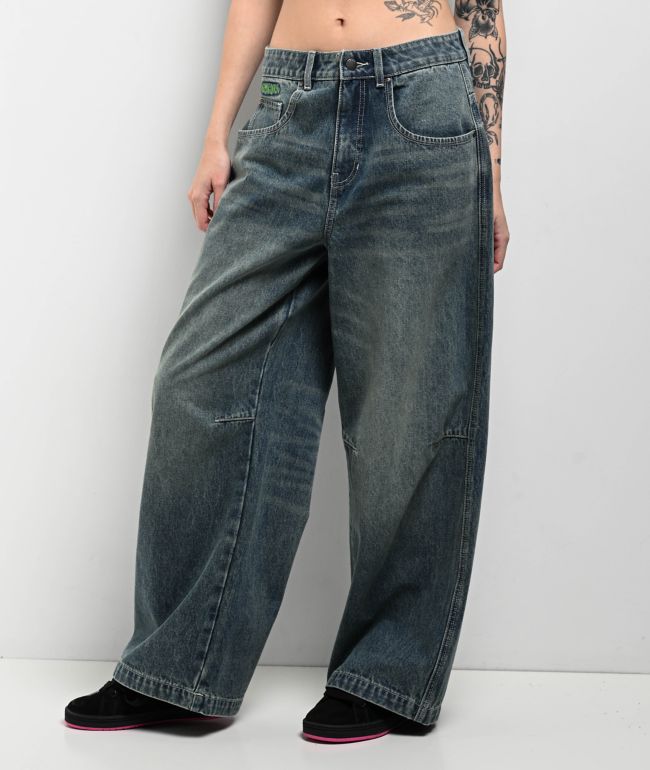 A.LAB Stripe Rave Blue Jeans | Zumiez