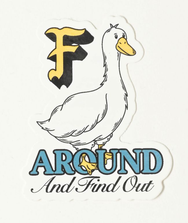 A.LAB F Around And Find Out Sticker - A.LAB