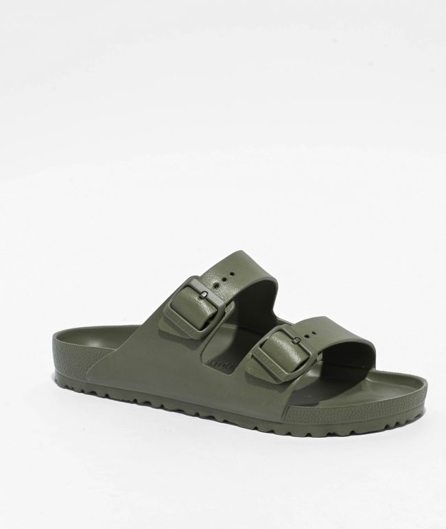Birkenstock Arizona Essentials EVA Khaki Sandals - Birkenstock