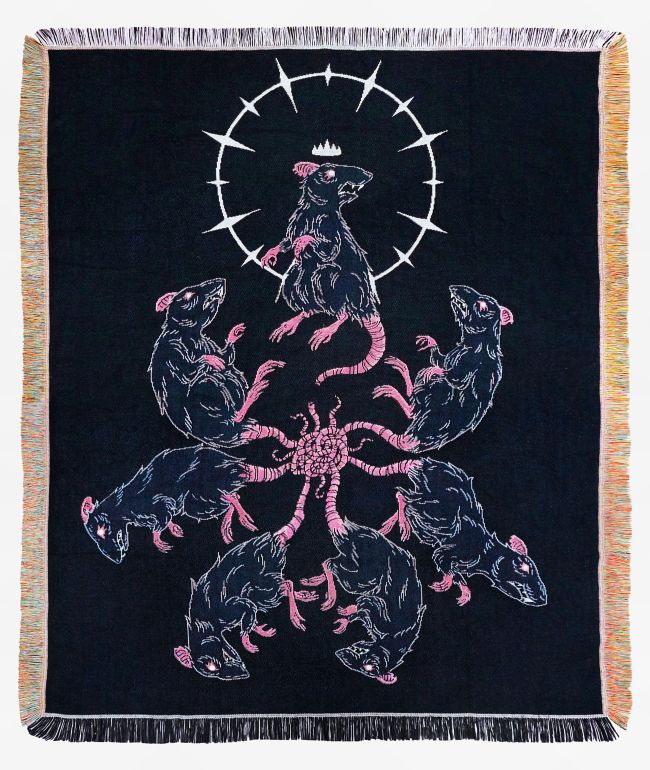 Warm People Rat King Black Blanket - Warm People