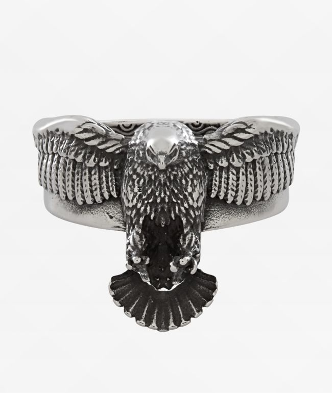 King Ice Biker Eagle Stainless Steel Ring