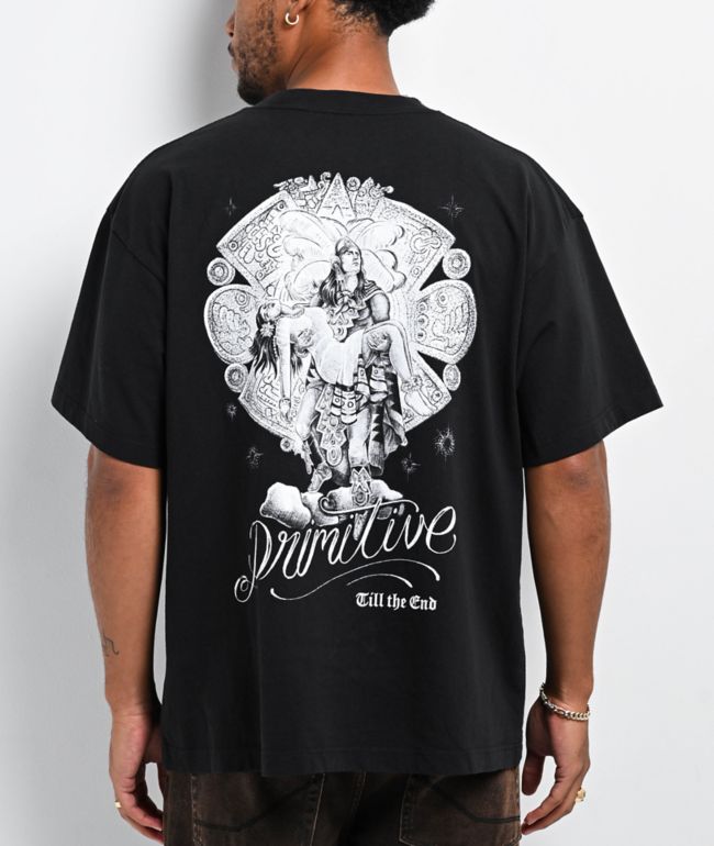 Primitive Protector Black T-Shirt | Zumiez
