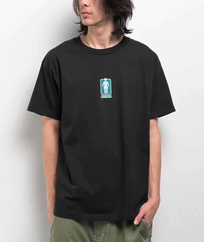 Girl x Hello Kitty 50th Anniversary All Over Black T-Shirt
