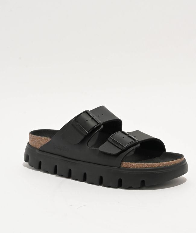 Papillio By Birkenstock Arizona Chunky Black Platform Sandals - Birkenstock