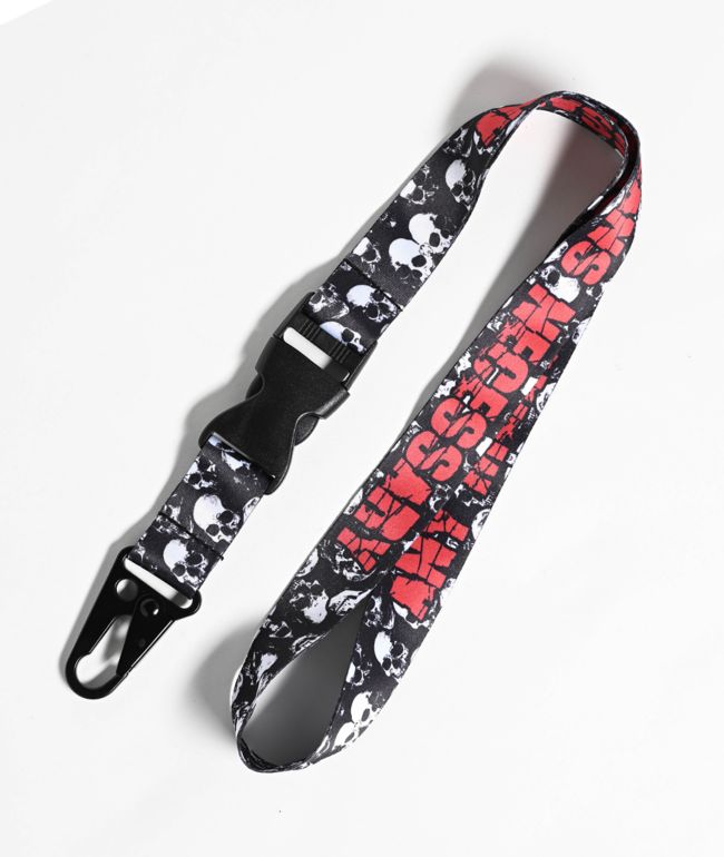 Any Means Necessary Skulls Lanyard - Any Means Necessary