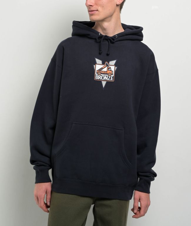 HUF x Bronze 56K Hufware Black Crewneck Sweatshirt | Zumiez