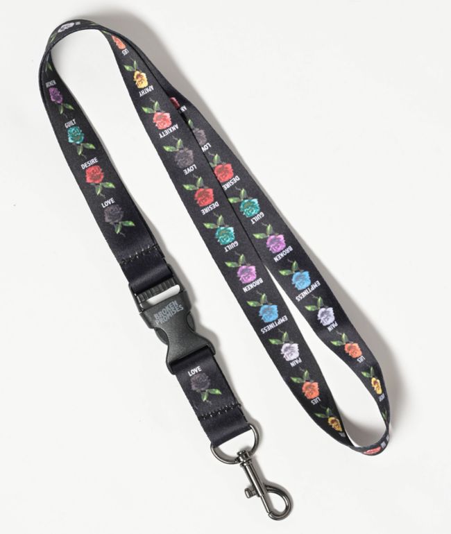 Broken Promises Feeled Guide Black Lanyard - Broken Promises
