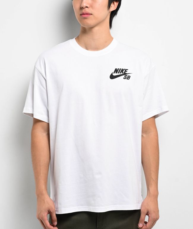 adidas Skate 4.0 Logo White T Shirt Zumiez