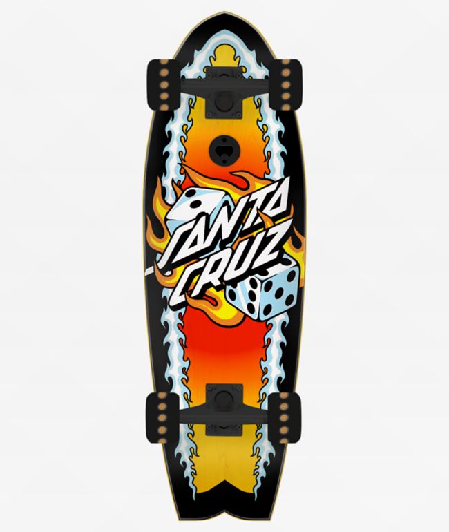 Santa Cruz Wave Dot Mushroom Shark 29.7