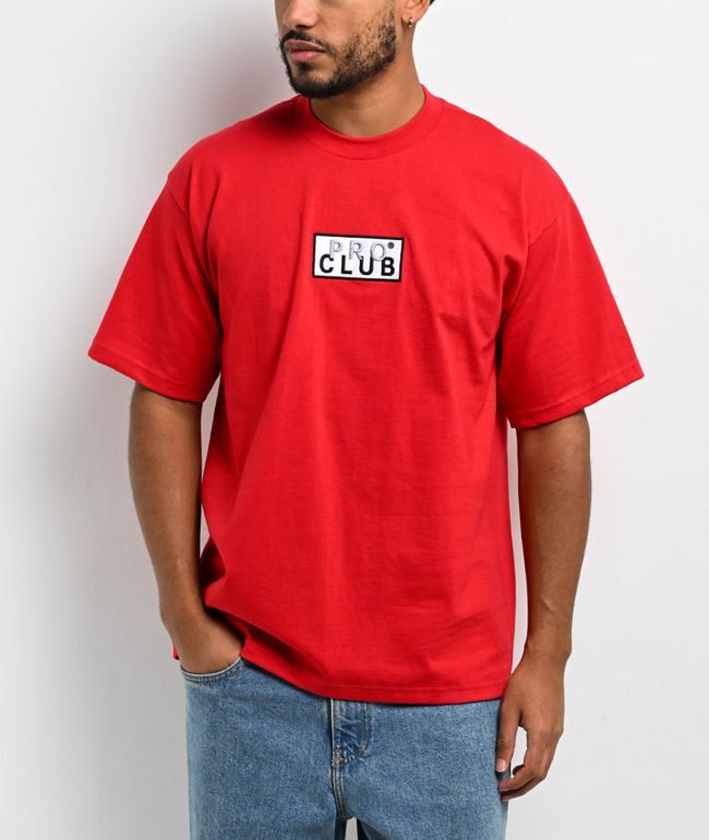 PRO CLUB Member ボックスロゴ Tシャツ 半袖 5色 送料込み Pro Club Member Box Logo Blue T-Shirt | Zumiez