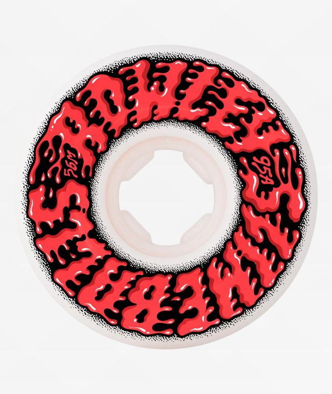 Slime Balls Rowley Vomit Mini 56mm 95a White Skateboard Wheels - Slime Balls