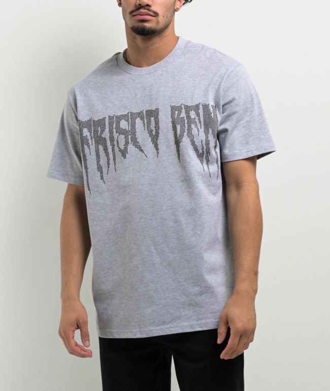FB County Rhinestone Heavyweight Grey T-Shirt - FB County