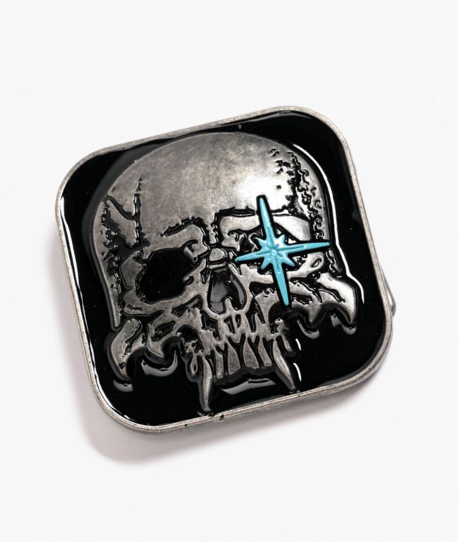 Broken Promises Death Blue Belt Buckle | Zumiez