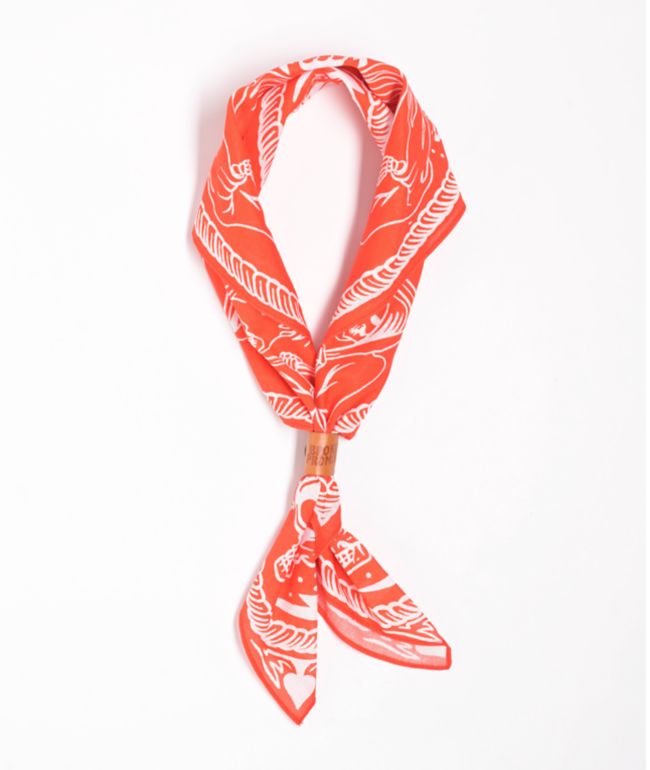 Broken Promises Thunderheart Orange Bandana Necklace - Broken Promises