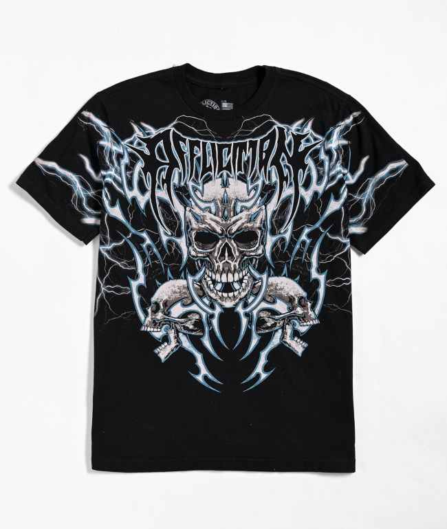 Affliction Kids Ice Inferno Black T-Shirt - Affliction