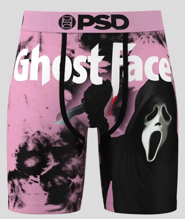 PSD x Ghost Face Pink Boxer Briefs - PSD Underwear