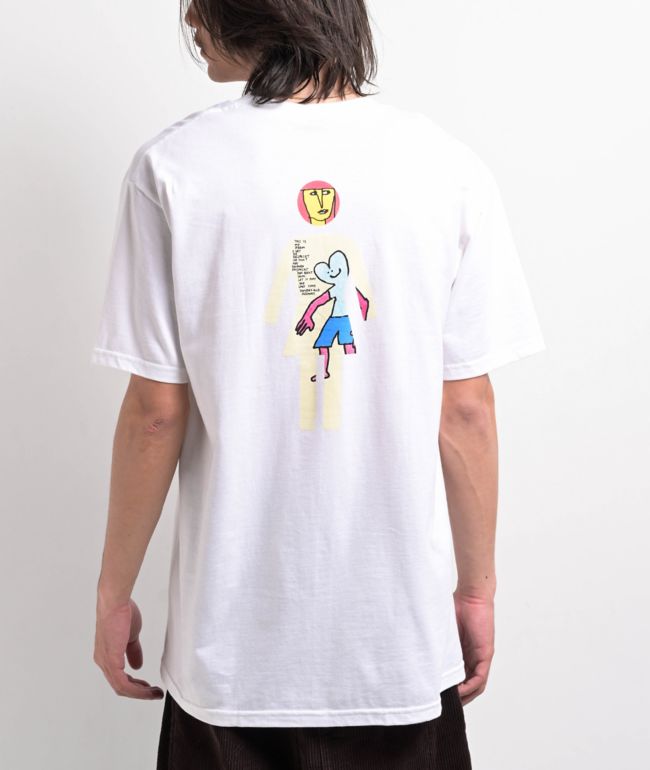 Girl Gonz Doll White T-Shirt - Girl