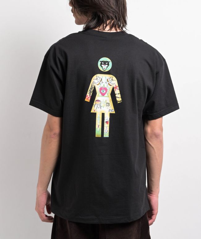 Girl Natas Doll Black T-Shirt - Girl