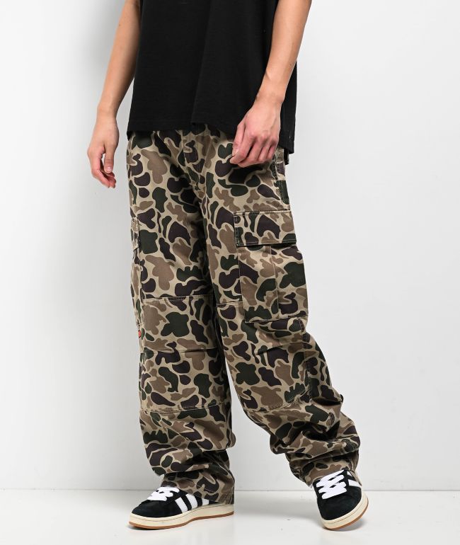 【KIXI】★(UNISEX) Realtree Curved Pants Empyre x Realtree Edge Double Knee Canvas Pants | Zumiez