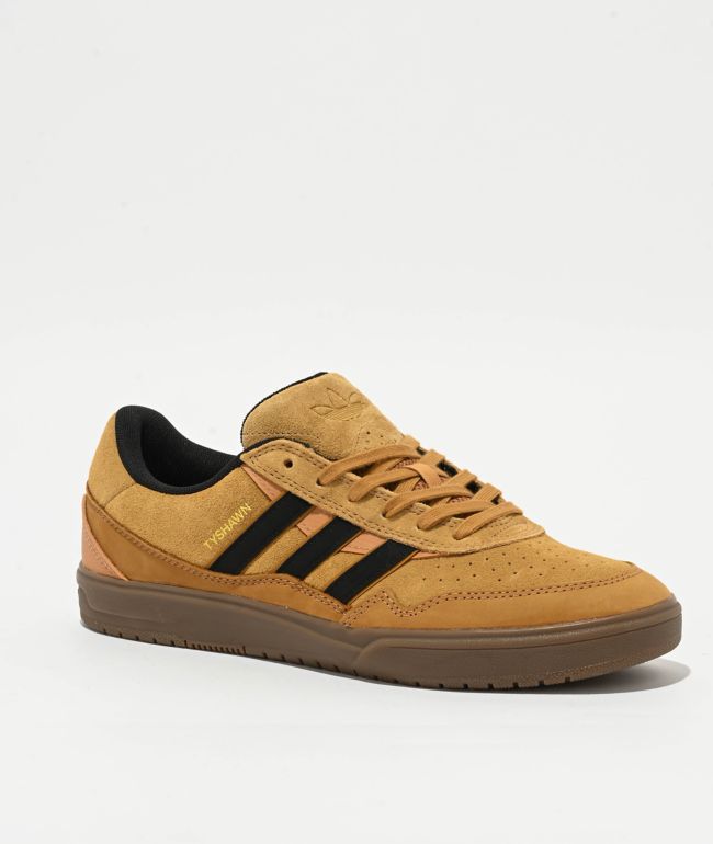 adidas Tyshawn II Core Black & Gum Skate Shoes | Zumiez