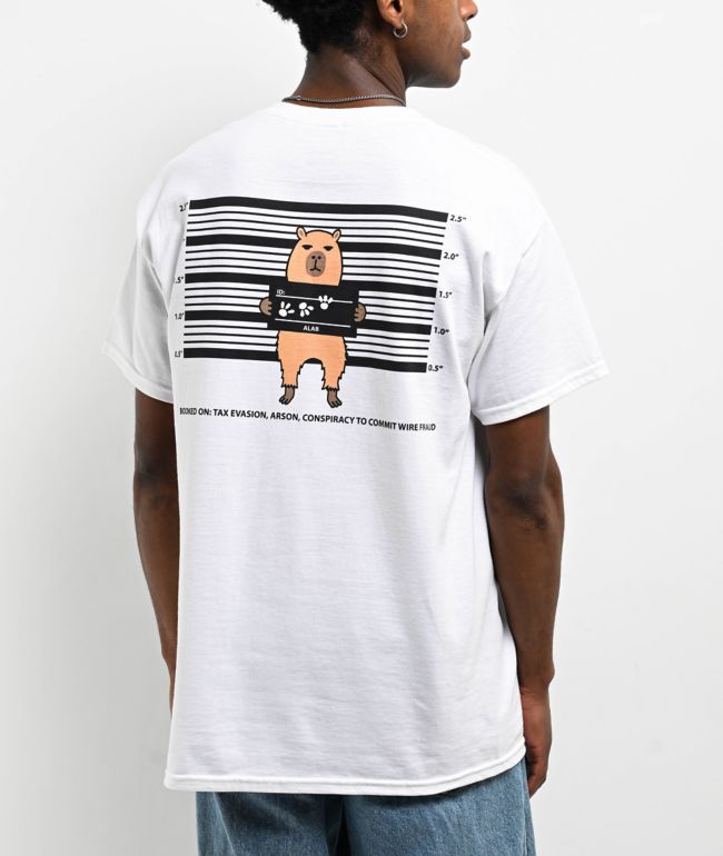 adidas Henry Jones Trash White T-Shirt | Zumiez