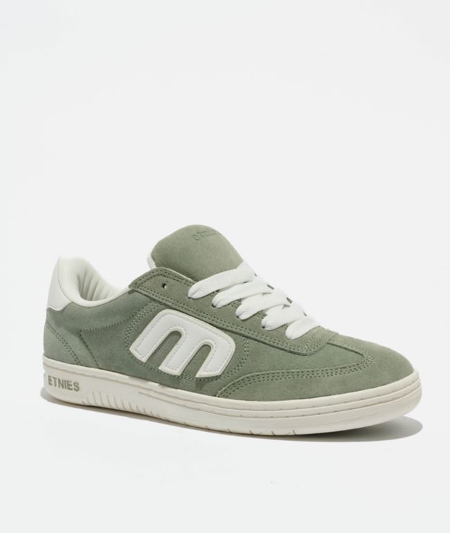 etnies Locut Sage & White Skate Shoes - etnies