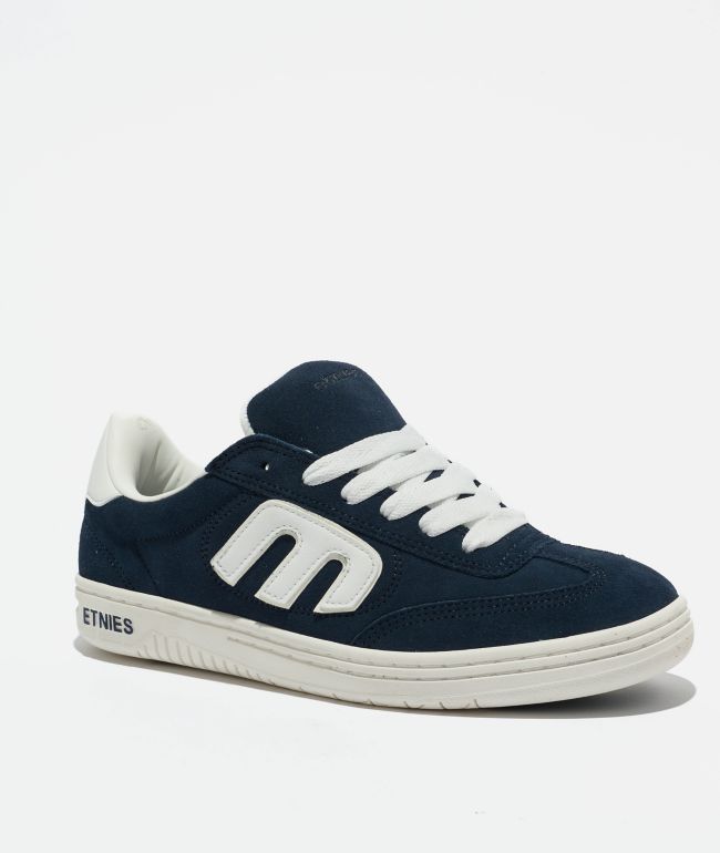 etnies Locut Indigo & White Skate Shoes - etnies